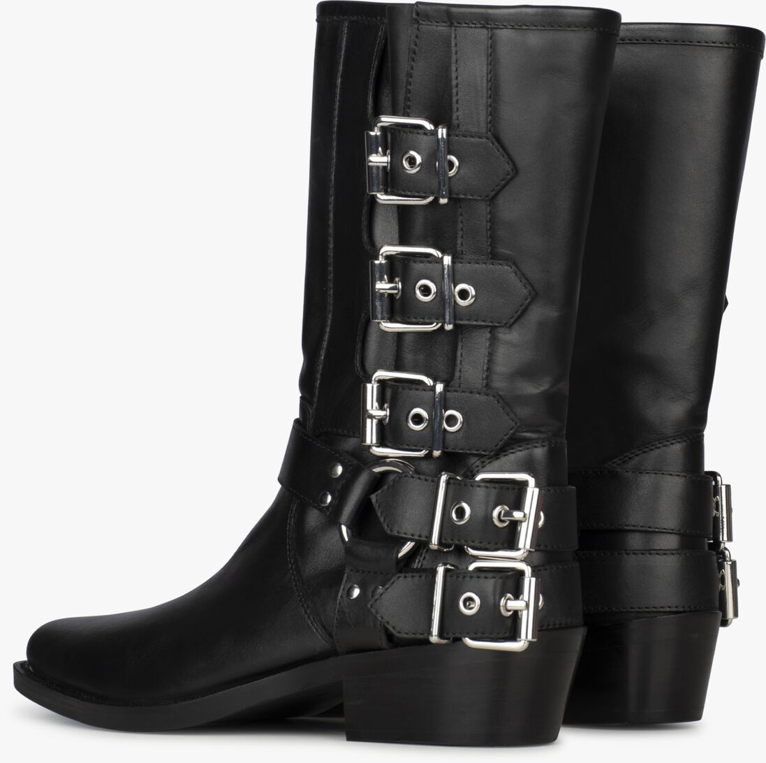 PS POELMAN zwarte ps poelman biker boots sidonia