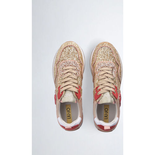 Liu Jo - Zapatillas con plataforma y brillos Oro