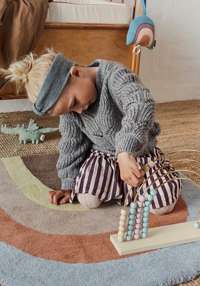 OYOY Mini - Abacus Rainbow - Brass Plated