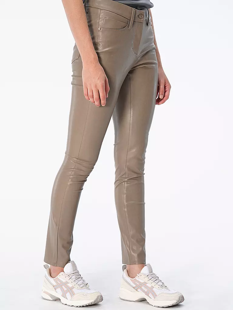 CAMBIO Hose in Lederoptik RAY braun