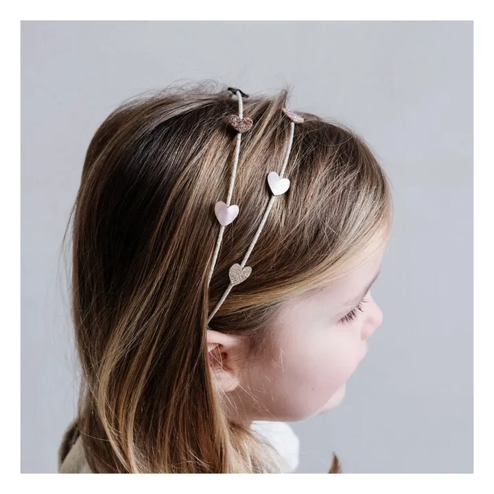 Mimi & Lula Serre-Tête Alice Hearts | Rose