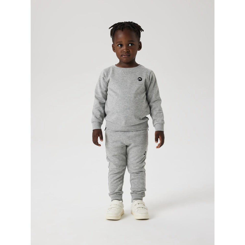 Køb Name It Grey Melange Vimo Sweatpants Noos