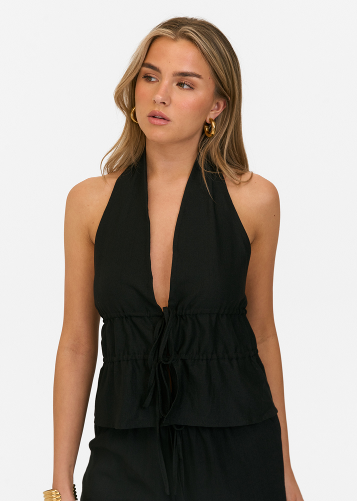 Annelieke top zwart