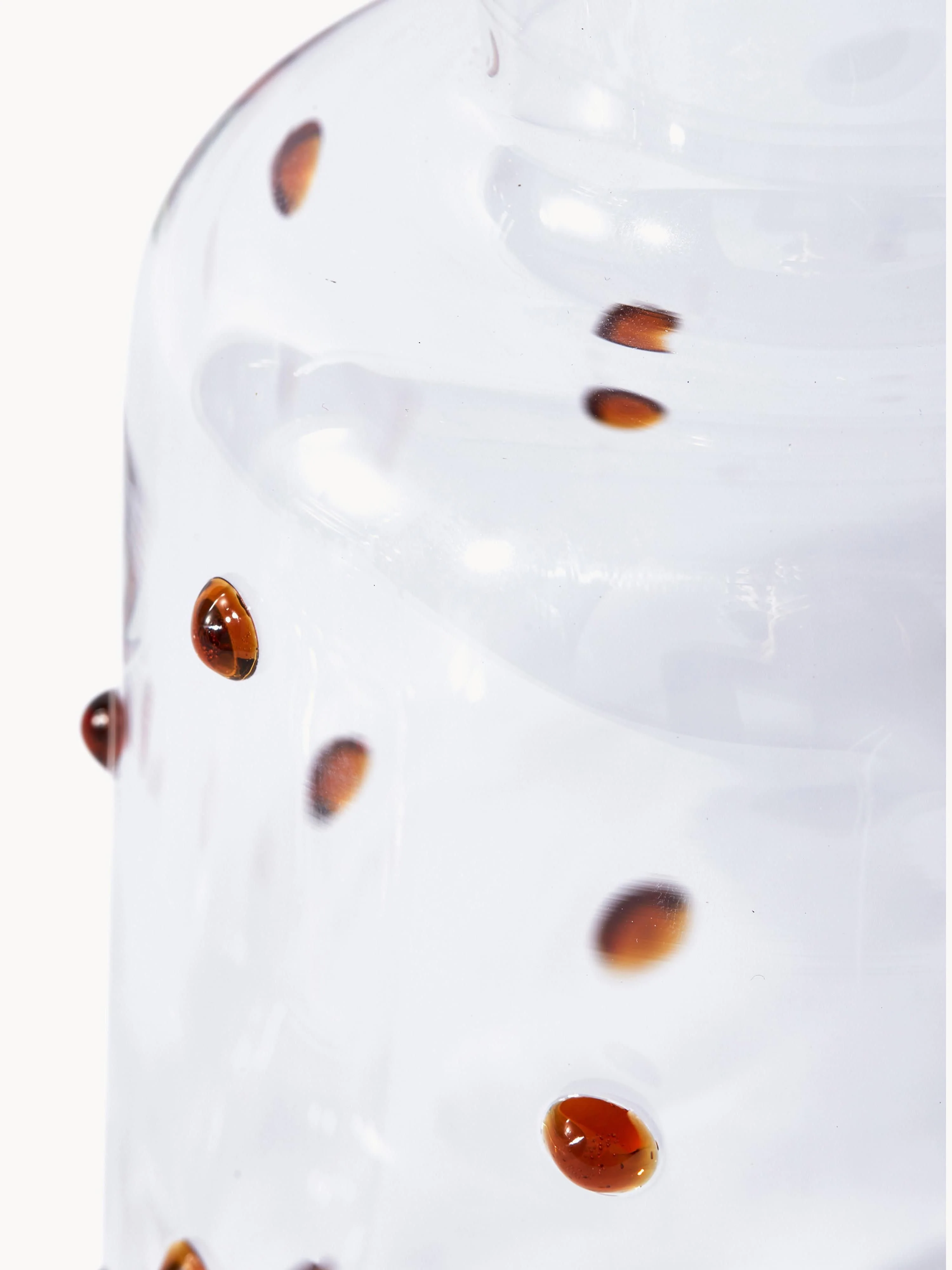 Mondgeblazen karaf Nob van borosilicaatglas, 2 L