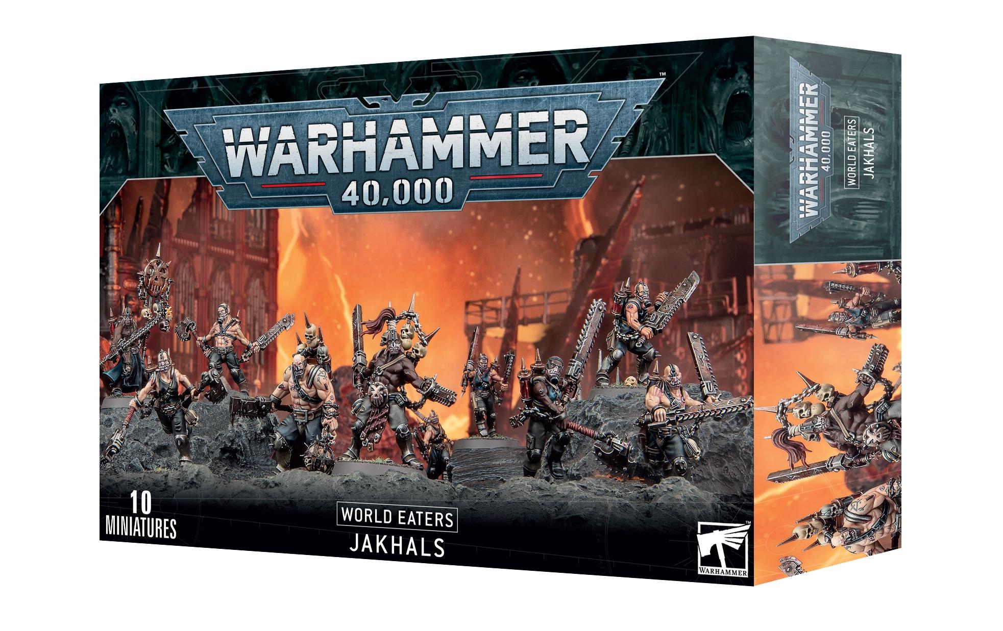 Figurenset Warhammer 40.000 SchakhaleWarhammer 40.000 World Eaters Miniaturen