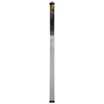 CanDo Traprenovatie Zelfklevende Antislip Strip Aluminium 6,6x130 cm - 4 Stuks