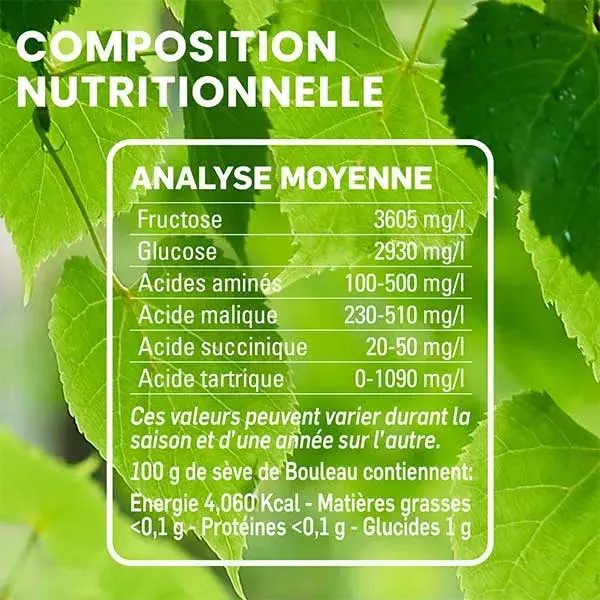 Santarome Orgânico - Seiva de Bétula Orgânica Pura - Desintoxica e Remineraliza - 500ml