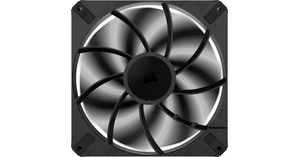 CorsairRS140 MAX Thick case fan  (Zwart, 140 x 140 x 30 mm, PWM)