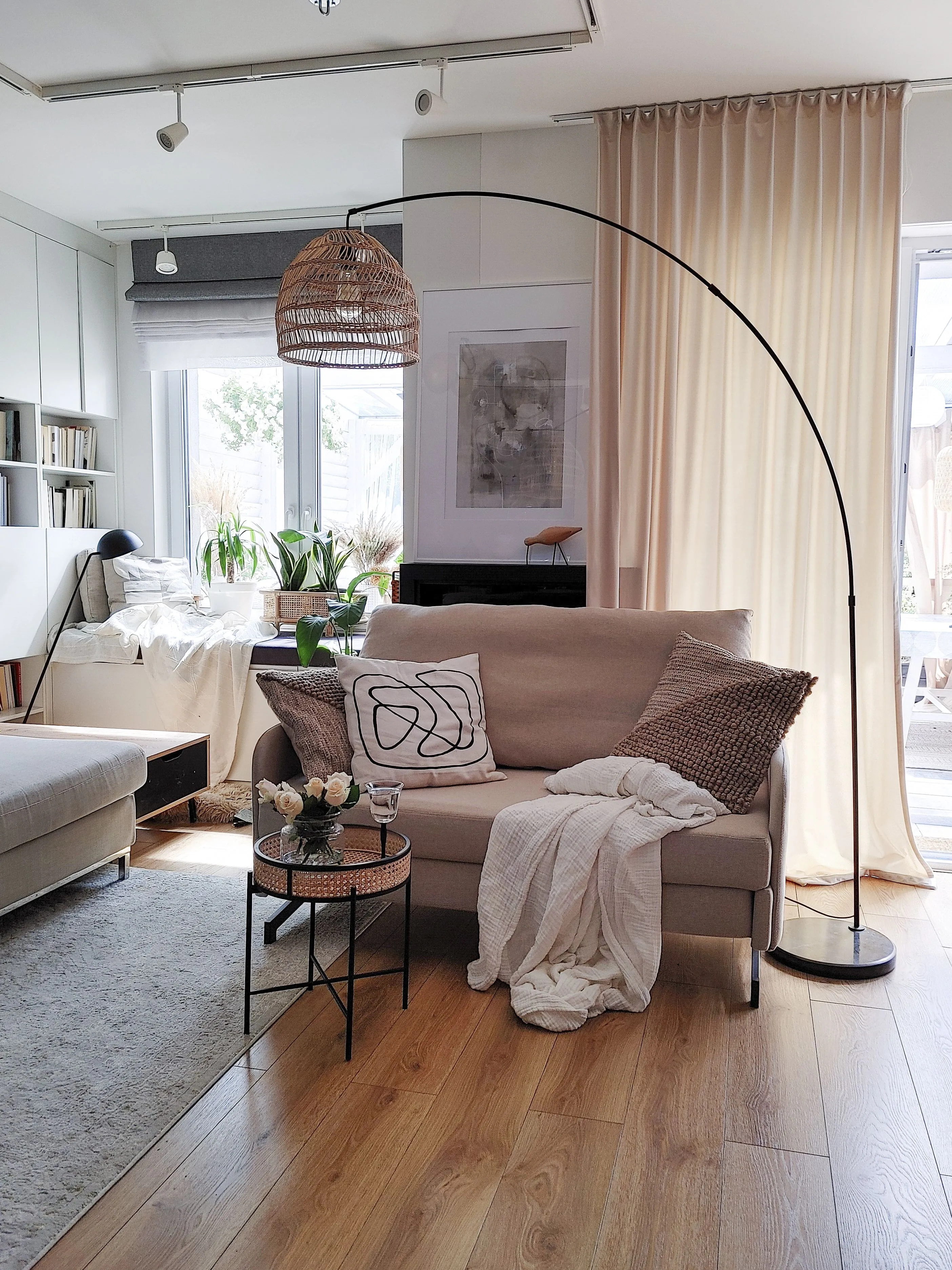 Staande lamp GUAVIARE Rotan Beige