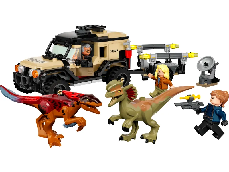 LEGO Jurassic World 76951 Pyroraptor og dilophosaurus-transport