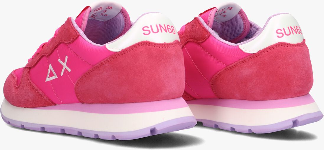 SUN68 roze sun68 lage sneakers ally solid nylon