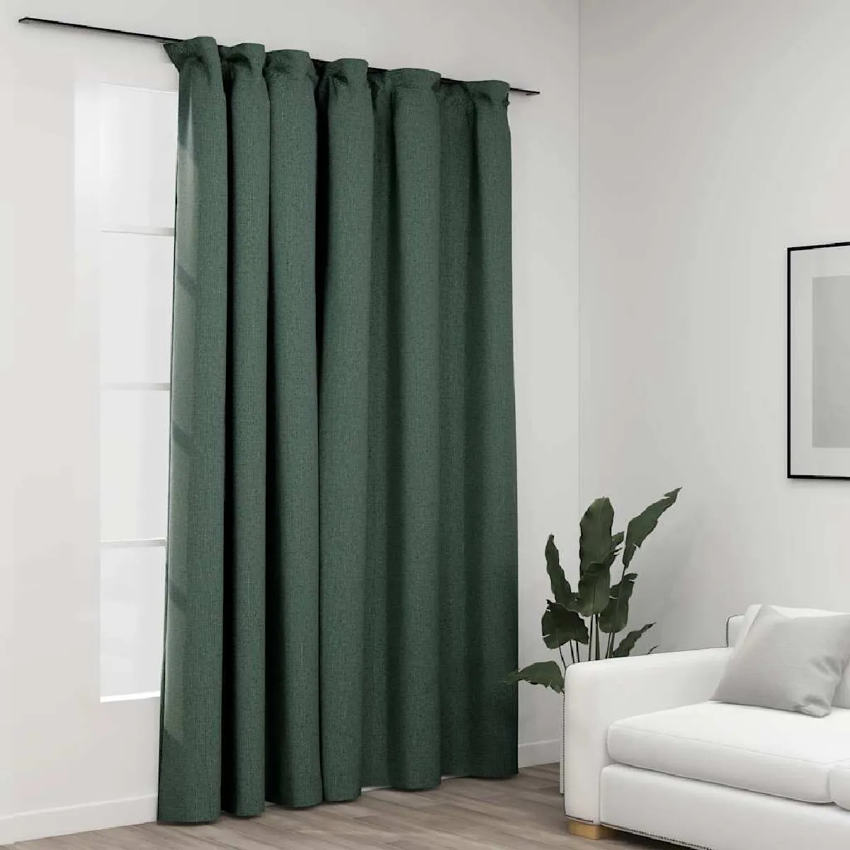 vidaXL Rideau occultant - Vert - 290x245 cm