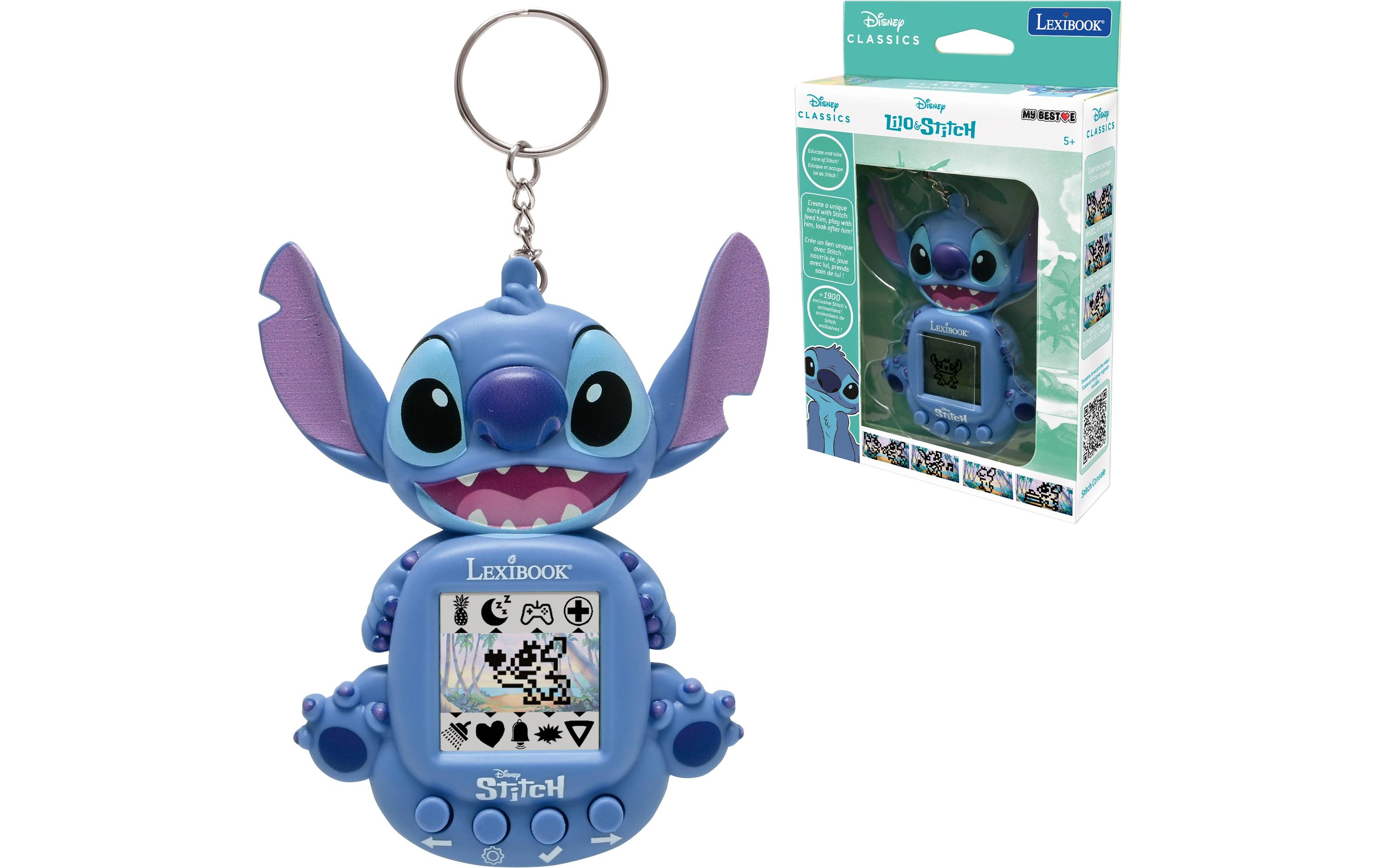 Tamagotchi Disney Stitch My Best-E BlauSpielkonsole mit LCD-Bildschirm und 3 exklusiven Stitch-Spielen