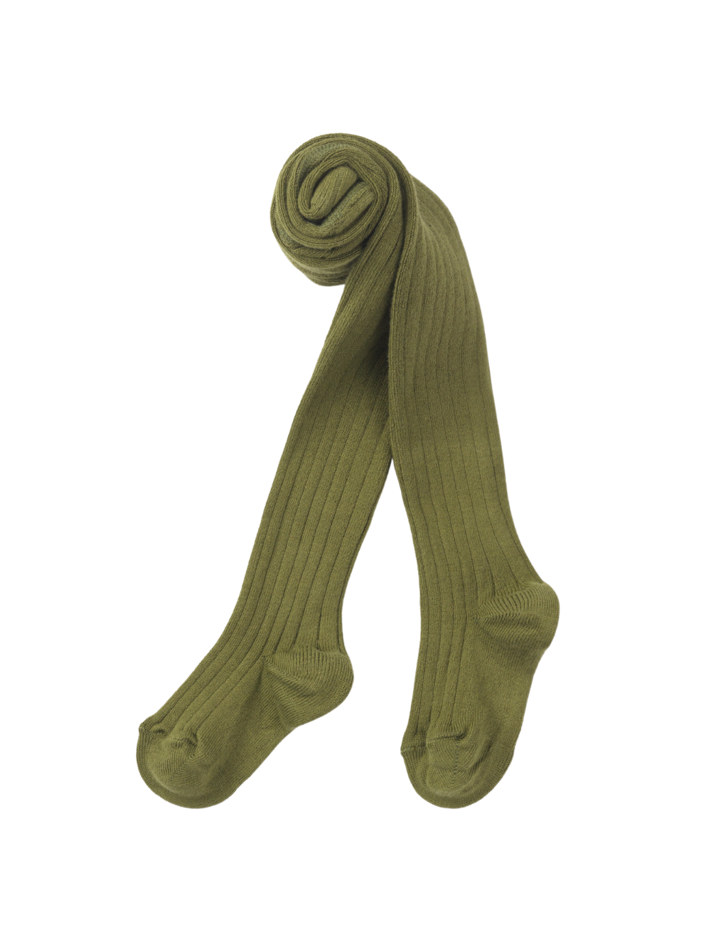 Basic Rib Tights - Seaweed