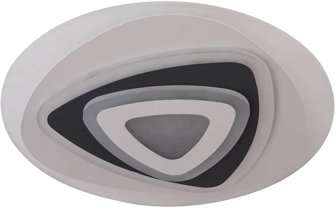 Lindby LED Deckenleuchte Rebeka dimmbar mit Leselampe (Modern) in Weiß aus Metall (1 flammig,) - Lampe Deckenlampe Wohnzimmerleuchte