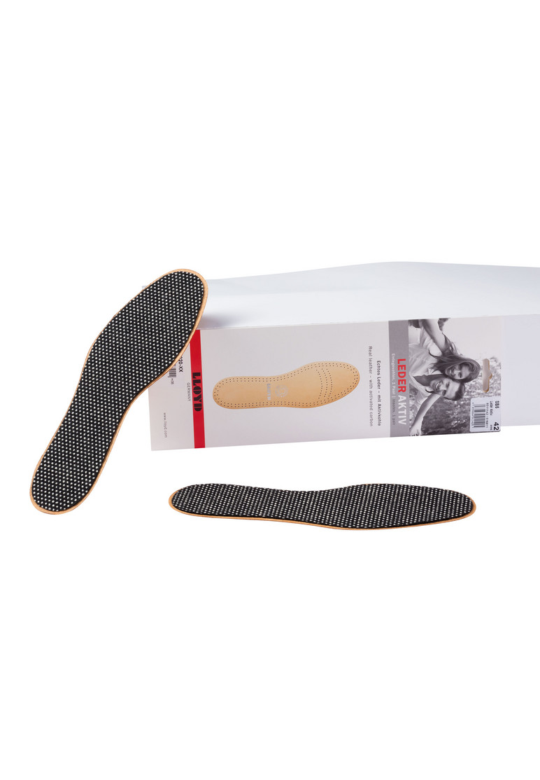 EINLEGESOHLEN LEDER AKTIV Beige
