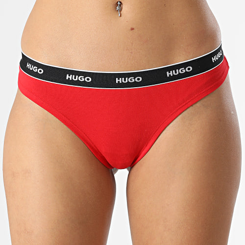 Lot De 3 Strings Femme 50480150 Rouge Rose