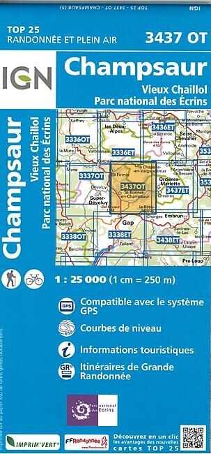 IGN - TOP25 3437OT CHAMPSAUR 1 25 000