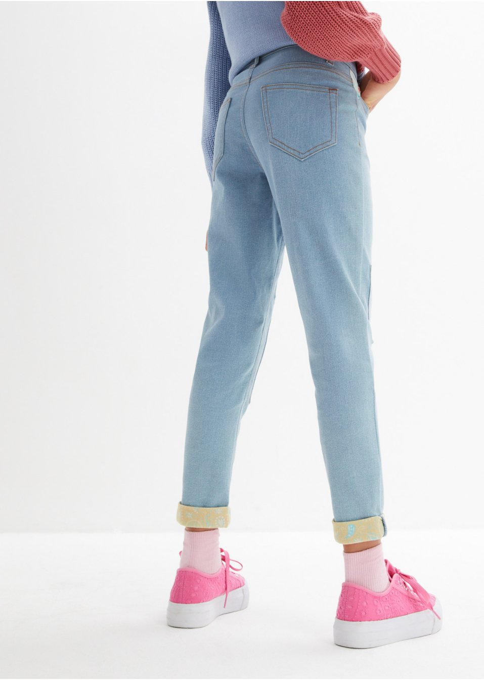 Jean boyfriend fille