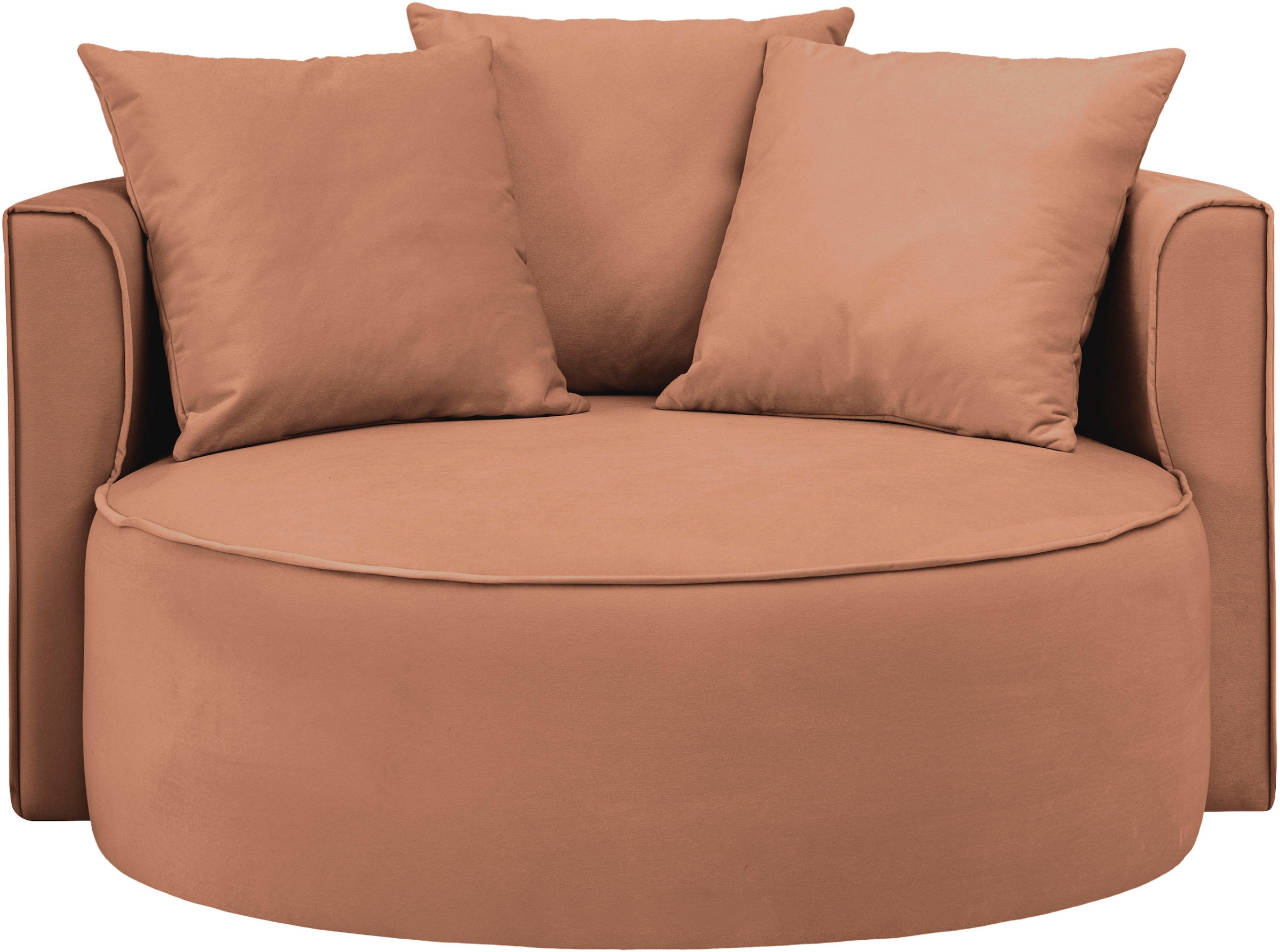 LeGer Home by Lena Gercke XXL-Sessel »Isalie, Lesesessel, Loveseat, inklusive Zierkissen« extra grosse Sitzfläche, optional mit Hocker, Cord, Samt, Bouclé