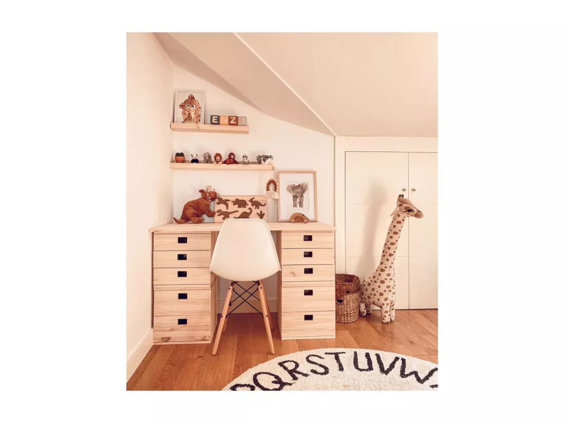 Etagère murale en pin massif - L60 x H7 cm