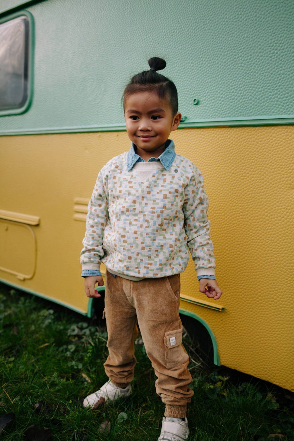 Riffle Amsterdam casual broek bruin