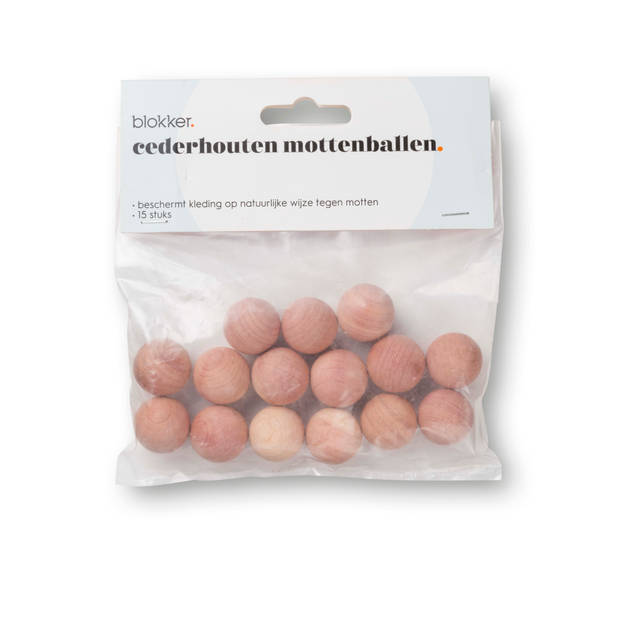 Blokker cederhouten mottenballen S/15