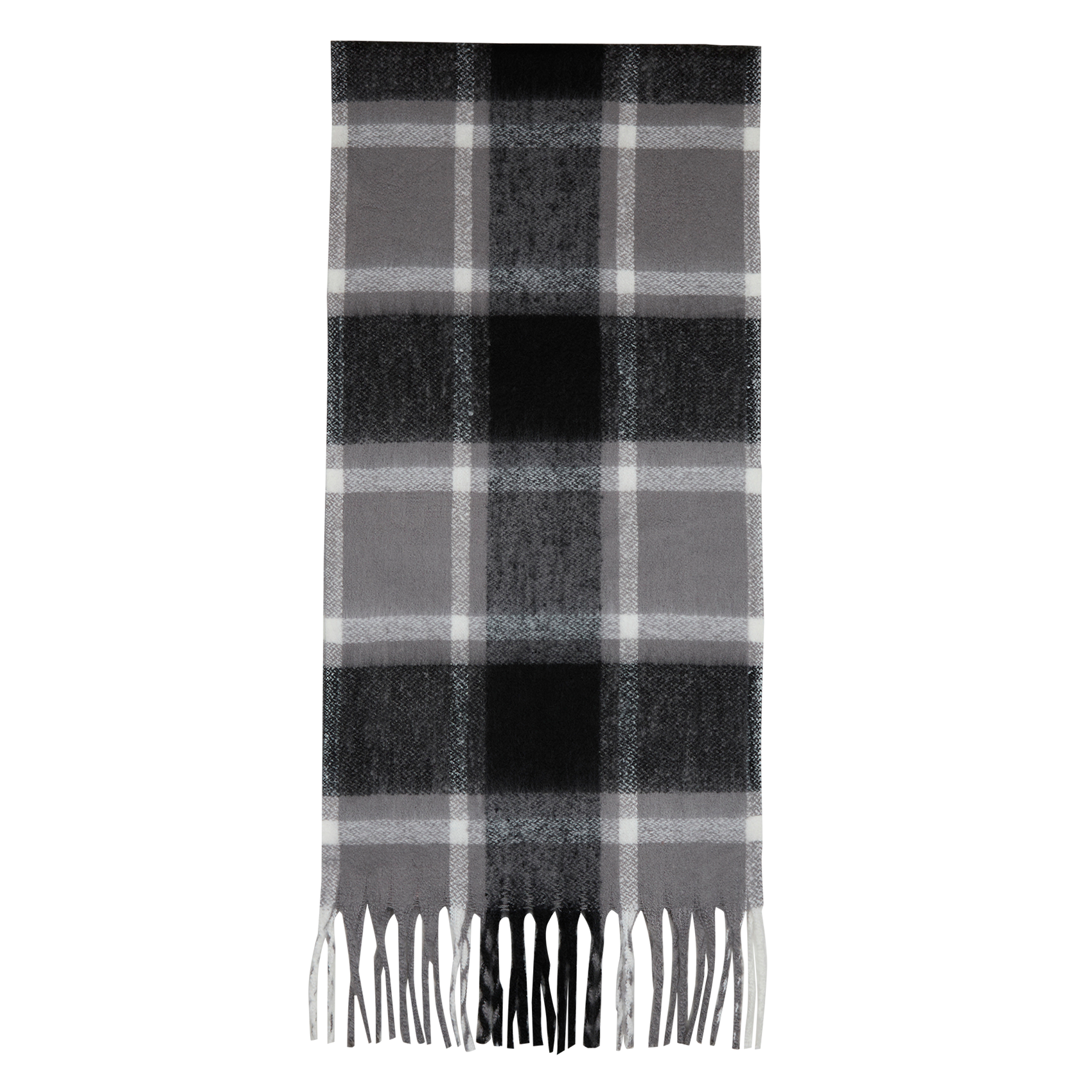 Echarpe à carreaux | Noir