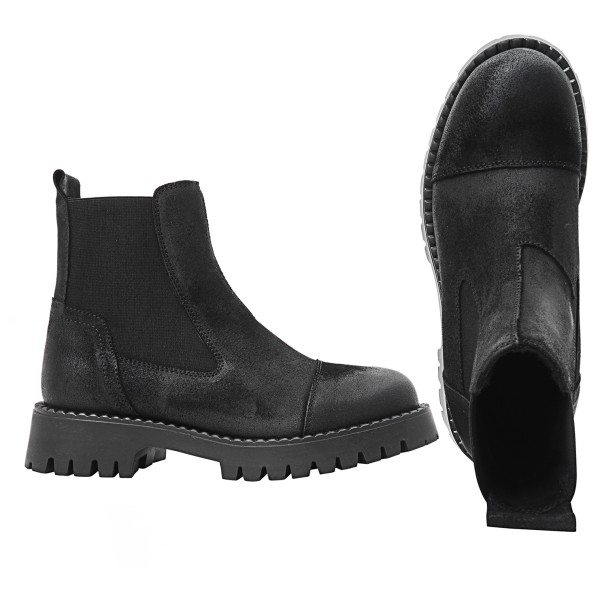 Ten Points - Women's Penny Chelsea Suede Boots - Chaussures de loisirs