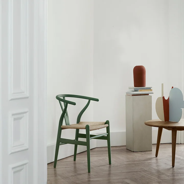 Carl Hansen - CH24 Wishbone Chair, Eiche geseift / Naturgeflecht