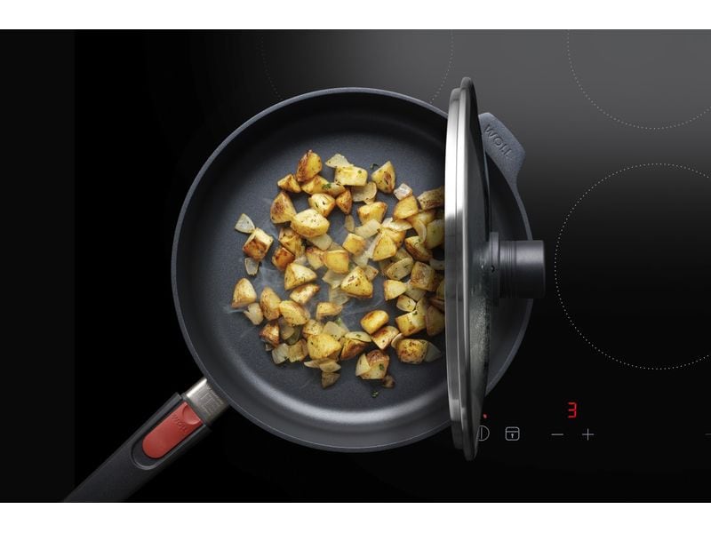 Woll Bratpfanne Diamond Lite Hochrand 32 cm Guss-Hochrandpfanne mit abnehmbarem Stiel