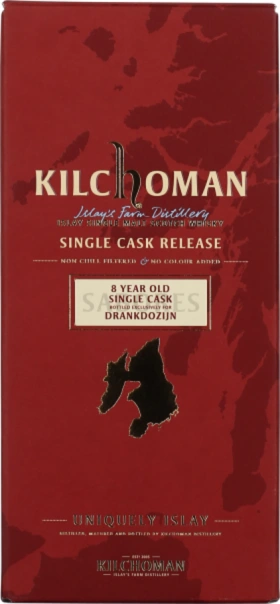 KILCHOMAN 8 YEARS SABORES SINGLE CASK 70CL