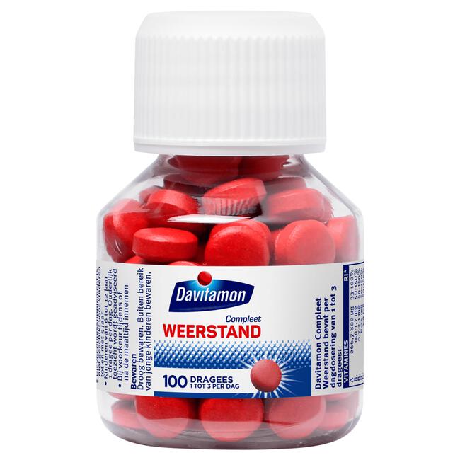 Davitamon Compleet Weerstand Met Vitamine C & D 100 Stuks