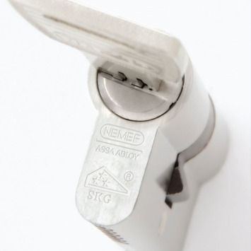 Nemef Veiligheidscilinder NF4 met keersleutel 30/30 mm SKG 3-sterren gelijksluitend 2 stuks