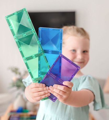 Connetix Magnets?t - 18 Dele - Rainbow Rectangle