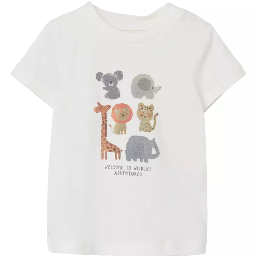 name it T-Shirt Nbmjalte White Alyssum