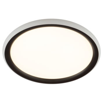 Brilliant LED plafondlamp Carloz zwart Ø30 cm