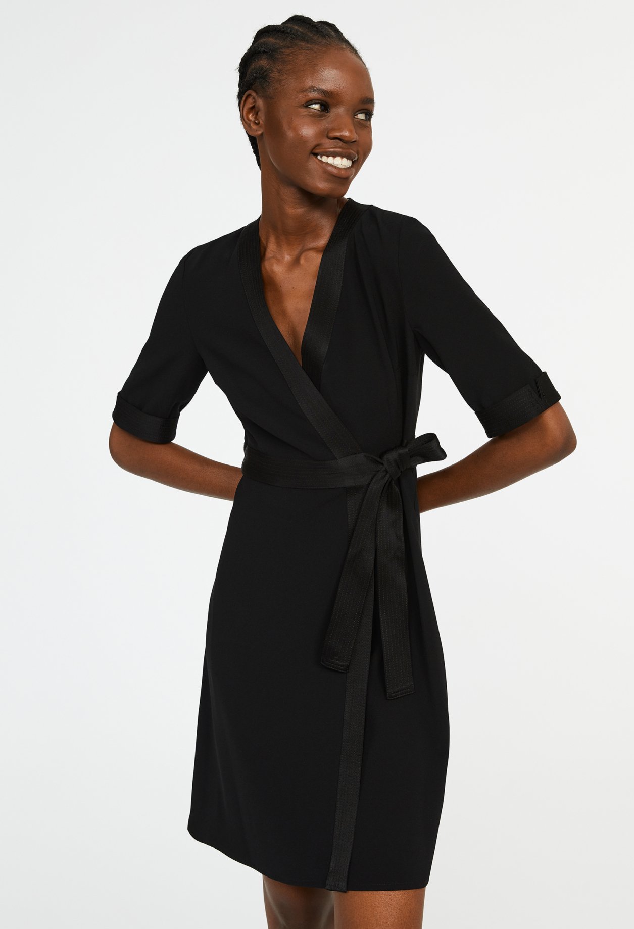 Robe courte porte-feuille