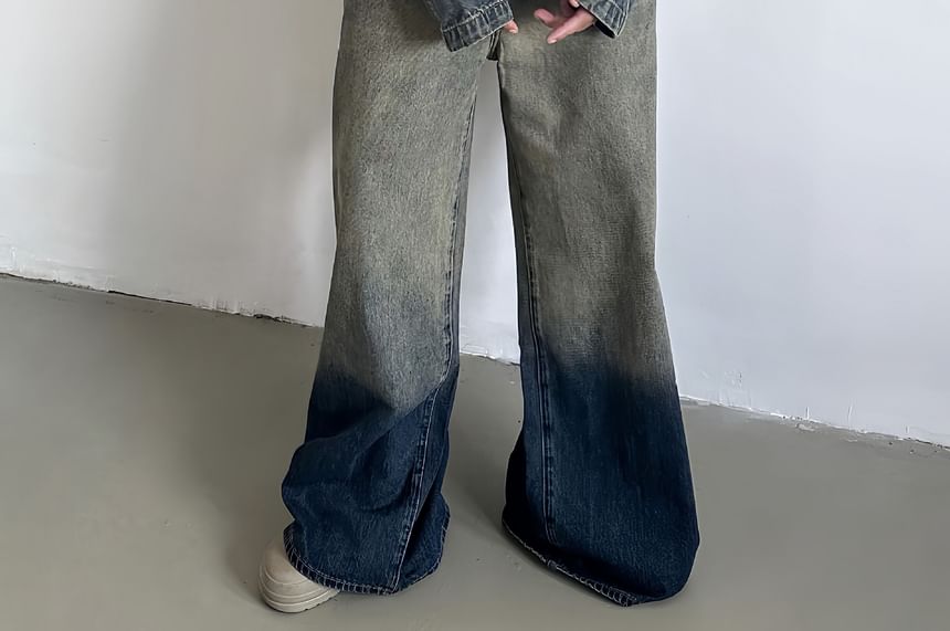 Savenne - Gewassen denim jack met rits