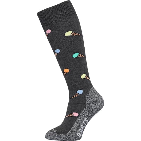 Chaussette de ski BARTS SKISOCK ICE CREAM KIDS CHARCOAL