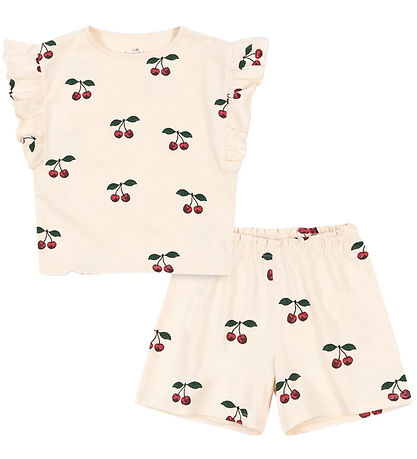 Konges Sløjd Shorts Set - Lin Frill - Meine große Cerise