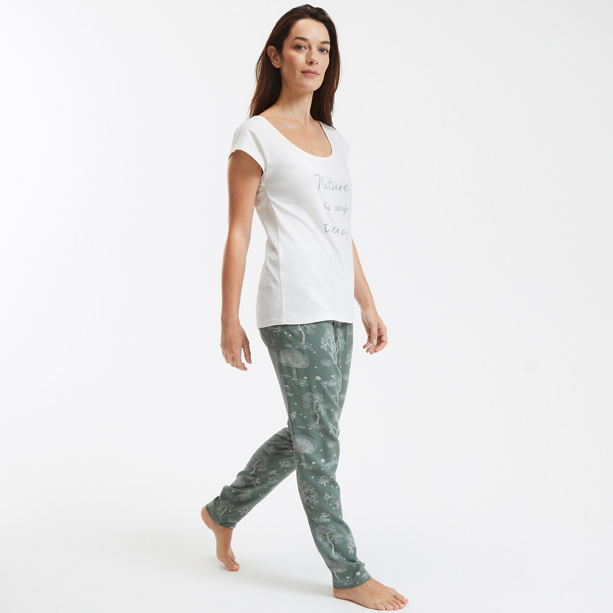 COLEÇÕES LA REDOUTE<br>Pijamas de viscose