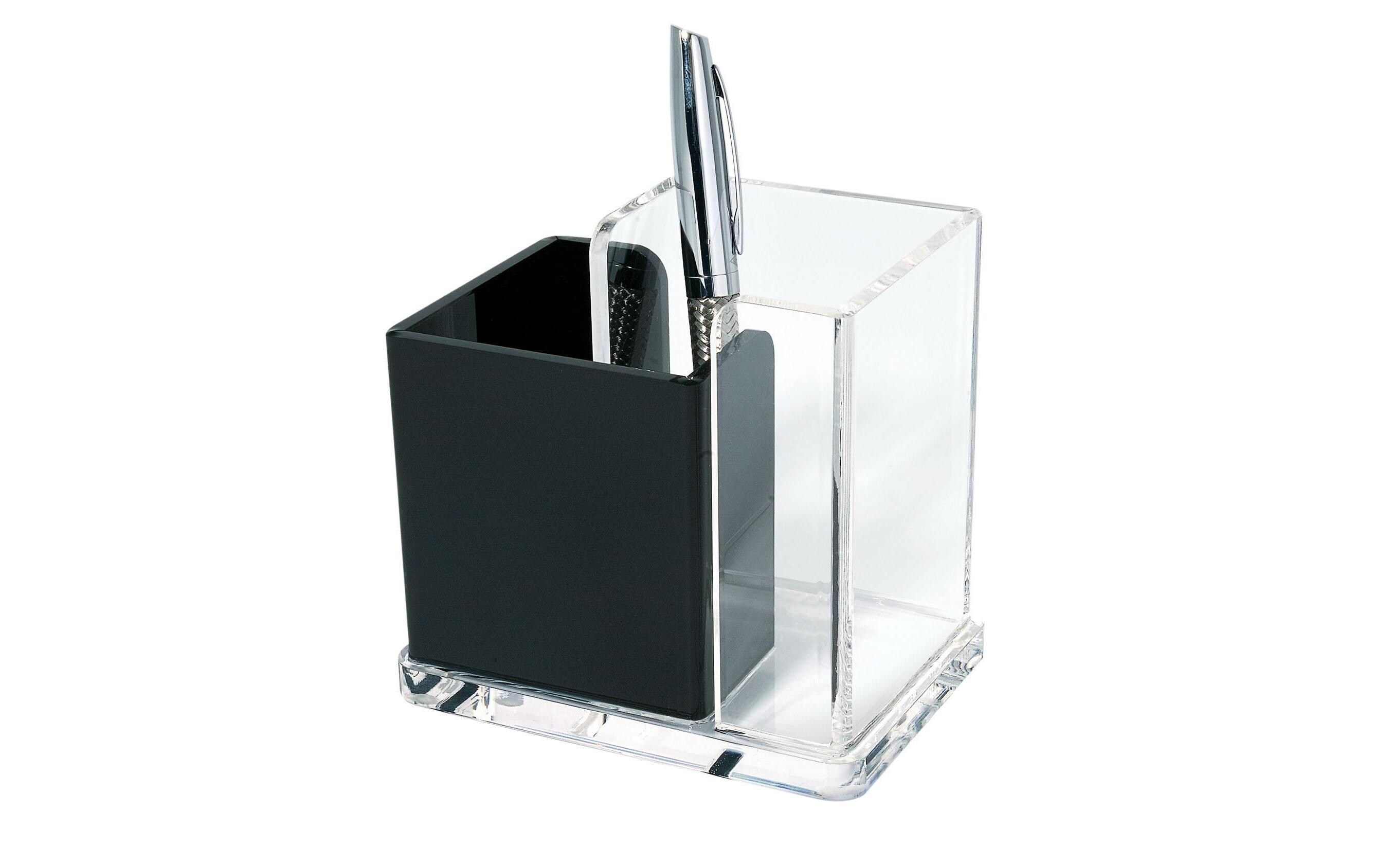 Stiftehalter Exklusiv AcrylStiftehalter mit 2 Fächer