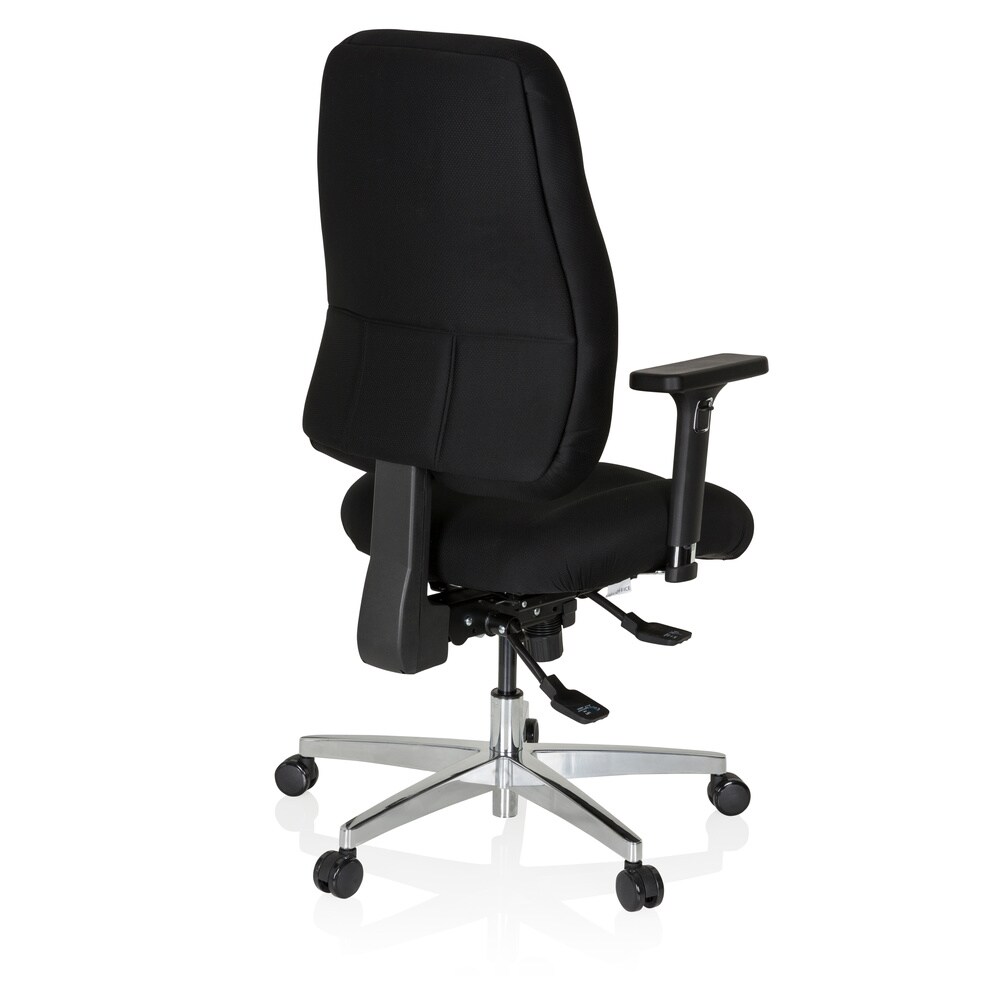 Profi Bürostuhl ZENIT COMFORT Stoff mit Armlehnen (höhenverstellbar) hjh OFFICE
