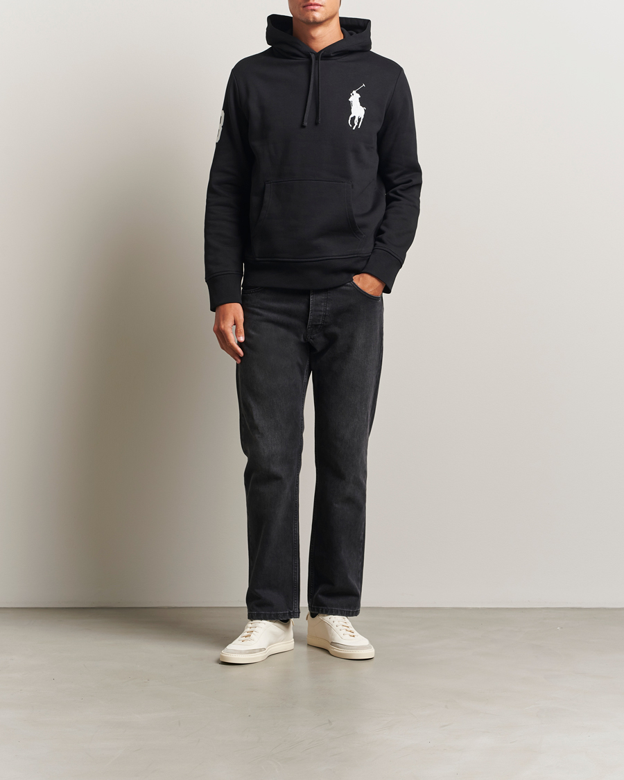 Polo Ralph Lauren Big Pony Hoodie Polo Black