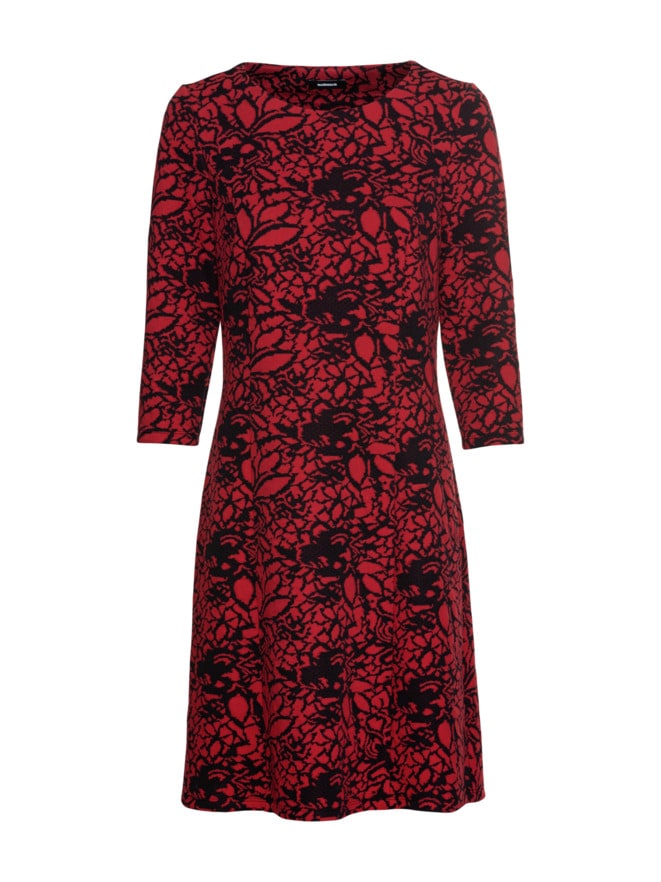 Softjersey-Jacquardkleid