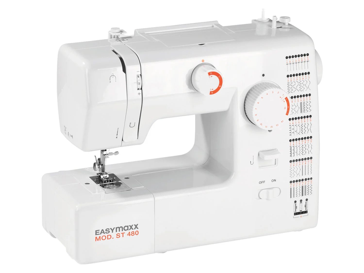 EASYmaxx Elektrische N&auml;hmaschine &raquo;Mod. ST 480&laquo;