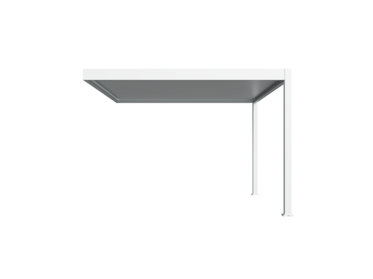 Orion Deluxe 360 x 400 cm muur terrasoverkapping - White