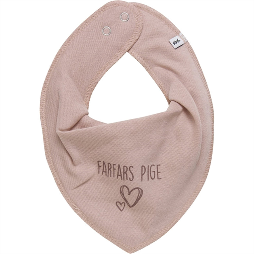 Bandana Hagesmæk m. Tekst Misty Rose