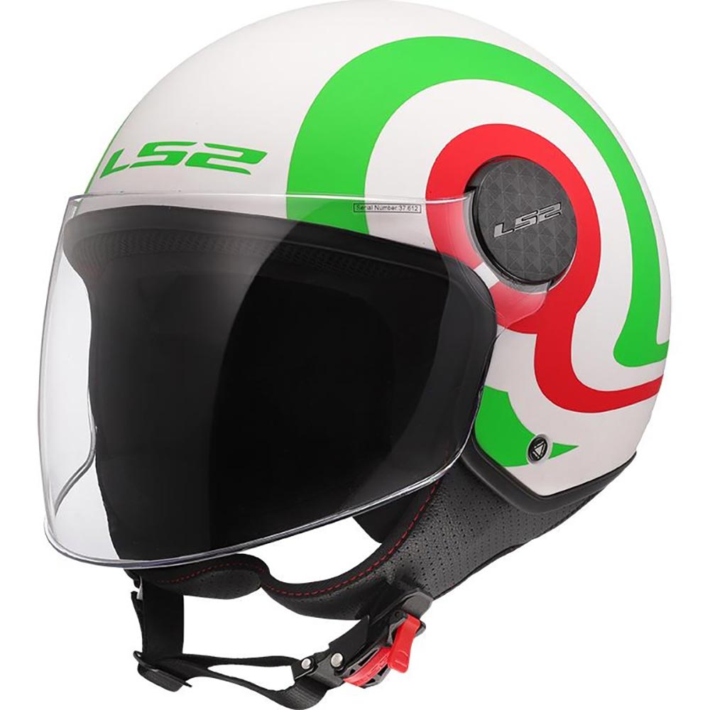 LS2 - Casque OF558 Sphere Lux II Urby Blanc / Vert / Rouge / Mat